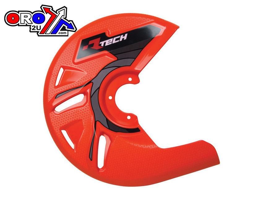 UNIVERSAL NEON ORANGE DISC GUARD, NEEDS FITTING KIT, RTECH R-DISCPTAN000