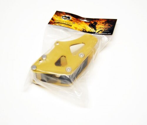 CHAIN GUARD WITH BLOCK GOLD, PSYCHIC MX-03414GL, Cross reference numbers ONLY. GUIDE CHAIN 52146-MEN-J00 PLATE CHAIN GUIDE 52147-MEN-J00