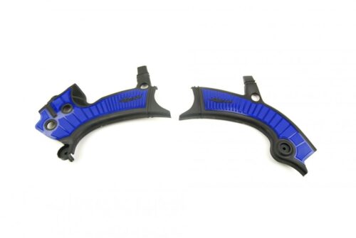 GRIPPY FRAME GUARD YAMAHA / FANTIC, BLACK/BLUE, R-TECH R-PRTYZFNRBL1