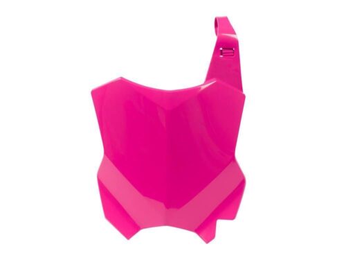 FRONT PLATE 2016-25 KX450F, NEON PINK RTECH R-TBKXFFU0016
