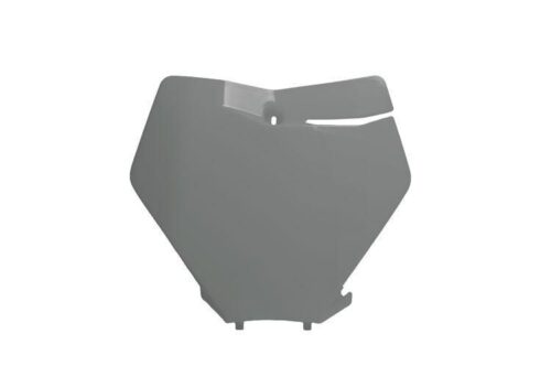 FRONT NUMBER PLATE 2019-22 KTM SX/SX-F, QUANTUM GREY, RTECH R-TBKTMGR0019