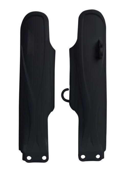 LOWER FORK GUARDS 19-25 YZ85, BLACK, RTECH R-PSYZ0NR0185, Fork Protectors BLACK