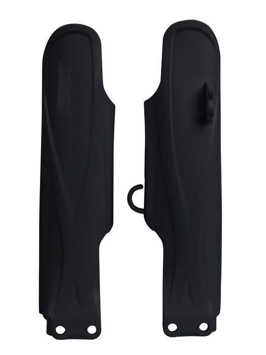 LOWER FORK GUARDS 19-25 YZ85, BLACK, RTECH R-PSYZ0NR0185, Fork Protectors BLACK