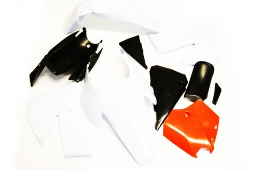 Â£25+VAT READ DESCRIPTION, PLASTIC KIT KTM 85 SX 2006-12, WHITE/ORANGE
