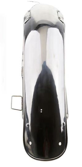 FRONT FENDER UNIVERSAL CHROME, HONDA CG125STEEL CHROME PLATED - Image 2