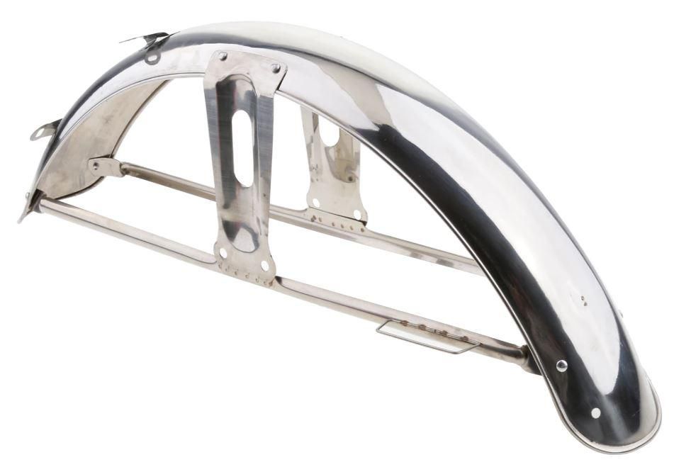 FRONT FENDER UNIVERSAL CHROME, HONDA CG125STEEL CHROME PLATED - Image 3