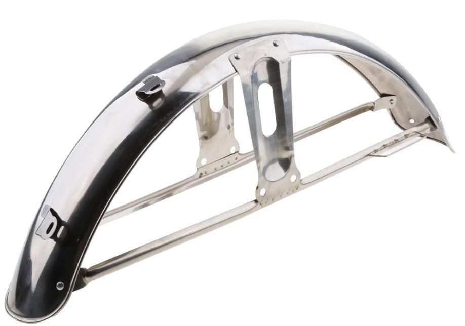 FRONT FENDER UNIVERSAL CHROME, HONDA CG125STEEL CHROME PLATED - Image 5
