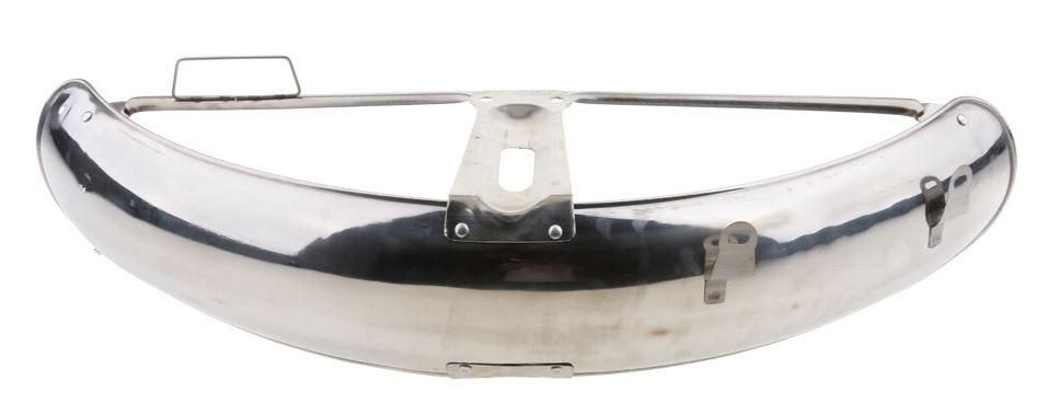 FRONT FENDER UNIVERSAL CHROME, HONDA CG125STEEL CHROME PLATED - Image 7