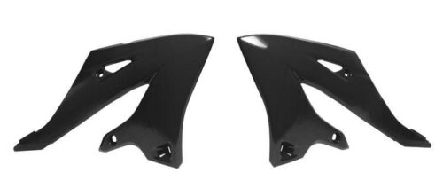 RADIATOR SCOOPS YZ125/250 2022-25 BLACK, RTECH R-CVYZ0NR0022