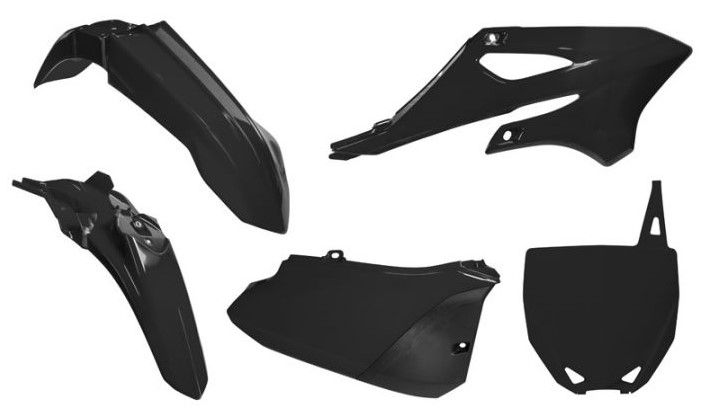 PLASTIC KIT/5 2022-25 YZ85 BLACK, RTECH R-KITYZ0-NR0-085