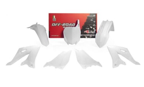 PLASTIC KIT/5 2022-25 YZ125/250 WHITE, RTECH R-KITYZ0-BN0-022