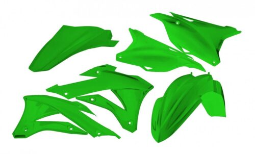 PLASTIC KIT/5 2022-25 KX85/112 GREEN OEM, RTECH R-KITKX0-VE0-585