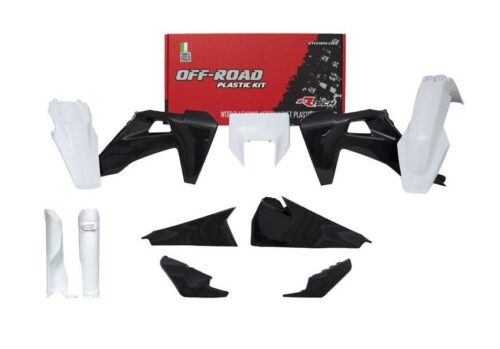PLASTIC KIT/7 2020-23 TE/FE WHITE/BLACK, RTECH R-KITHSQ-NR0-620