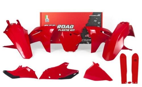 PLASTIC KIT/7 2021-23 MC/MC-F/EX/EX-F RED, RTECH R-KITGAS-RG0-609, GASGAS