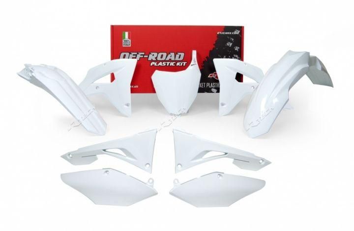 PLASTIC KIT/6 WHITE 17-18 CRF450RX, RTECH R-KITCRF-BN0-600, WHITE - Image 2