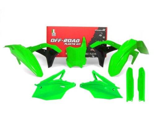 PLASTIC KIT/6 17-19 KX250F, N/GREEN RTECH R-KITKXF-VF0-519
