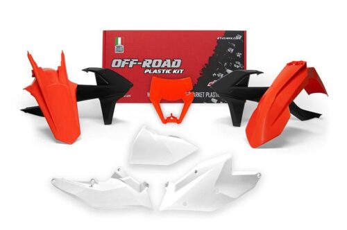 PLASTIC KIT/6 17-19 EXC/EXC-F, OEM COLOUR ENDURO KIT, R-KITKTM-OEM-517