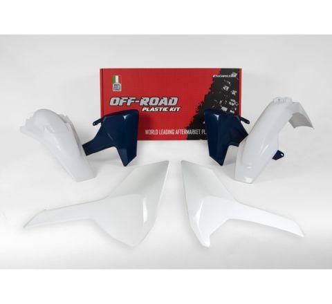 PLASTIC KIT 17-18 HUSKY TE/FE/TX, 4 PIECE OEM COLOUR, RTECH R-KITHSQ-OEM-417