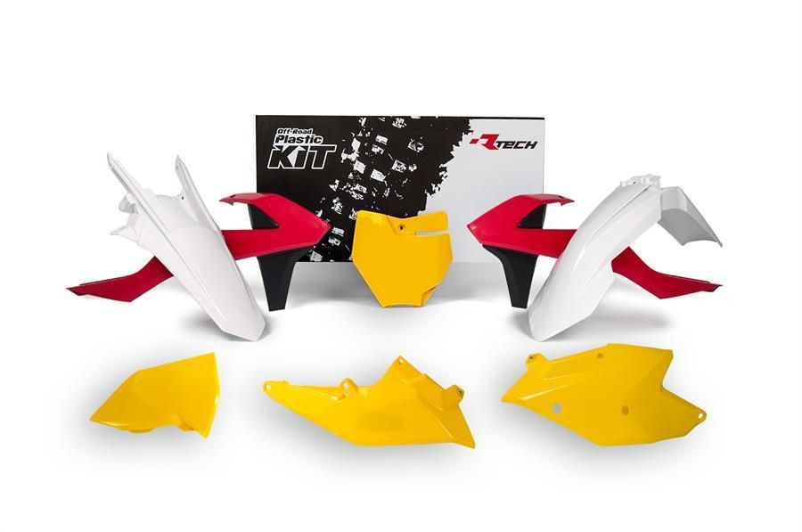 PLASTIC KIT/6 16-18 SX/SX-F 70s LTD EDITION, RED/YELLOW/WHITE KIT, R-KITKTM-RQ1-516