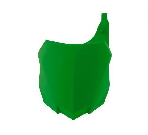 FRONT PLATE 13-15 KXF250/450, GREEN RTECH R-TBKXFVE0013