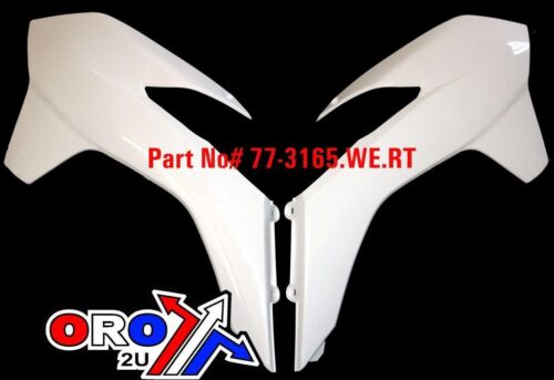 RAD SCOOPS 13-15 KTM SX/SXF, WHITE RTECH R-CVKTMBN0013