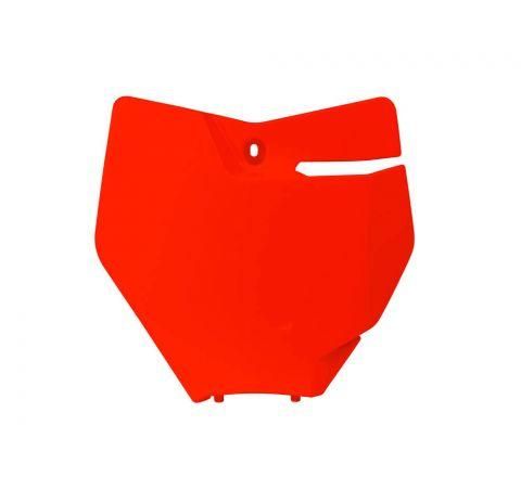 FRONT PLATE 16-18 KTM SX/SXF, RTECH R-TBKTMAN0016, NEON ORANGE