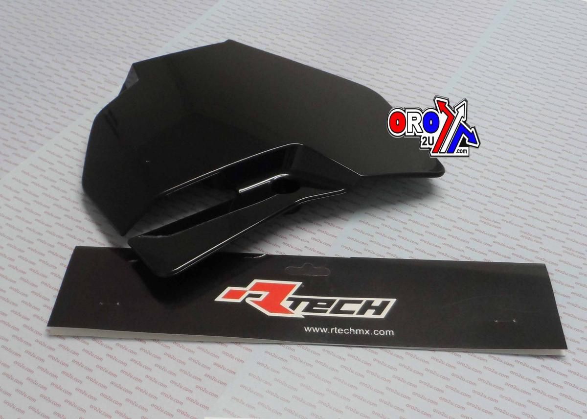 FRONT PLATE 16-18 KTM SX/SXF, BLACK RTECH R-TBKTMNR0016 - Image 2