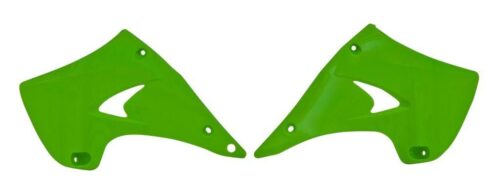 RADIATOR SCOOPS 03-08 KX125/25, RTECH R-CVKX0VE0300 GREEN