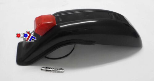 ENDURO REAR FENDER BLACK, Universal fitting.