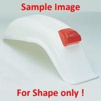 ENDURO REAR FENDER RED, Universal fitting