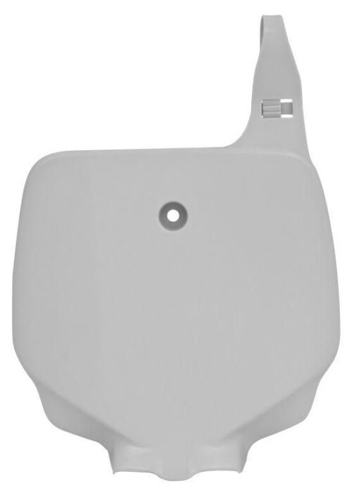FRONT PLATE 00-13 KX85 KX100, RTECH R-TBKX0BN0085 WHITE