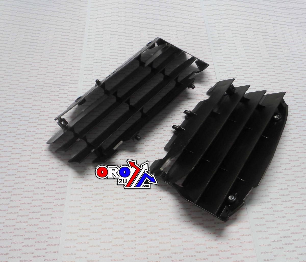 LOUVERS RAD KX450F BLACK, POLISPORT 8456000001, P8456000001