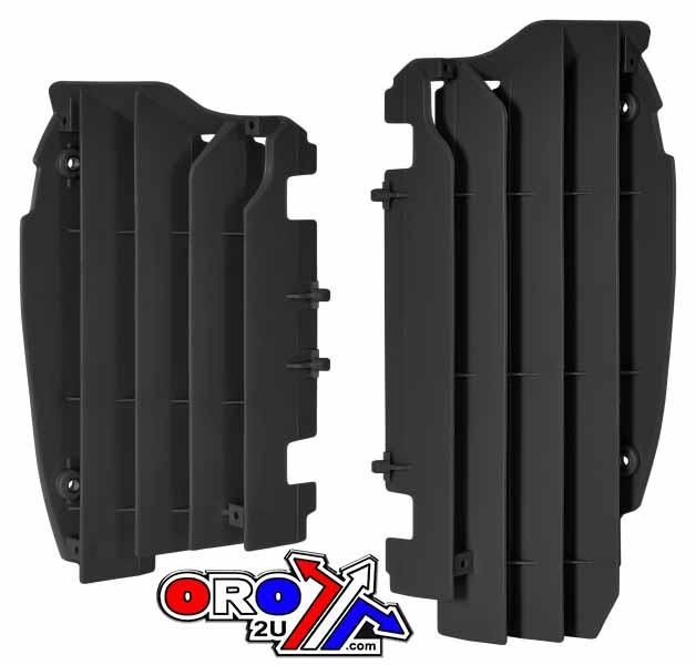 LOUVERS RAD KX450F 16-22 BLK, POLISPORT 8457800001 - Image 2
