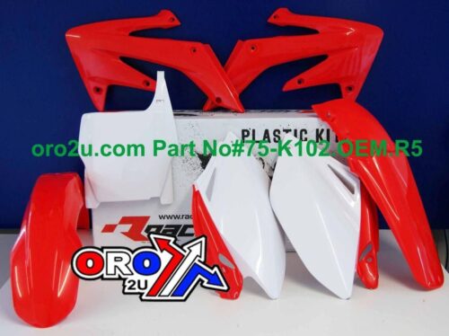 PLASTIC KIT/5 06-07 CRF250 OEM, RTECH R-KITCRF-OEM-508, OEM 06-07