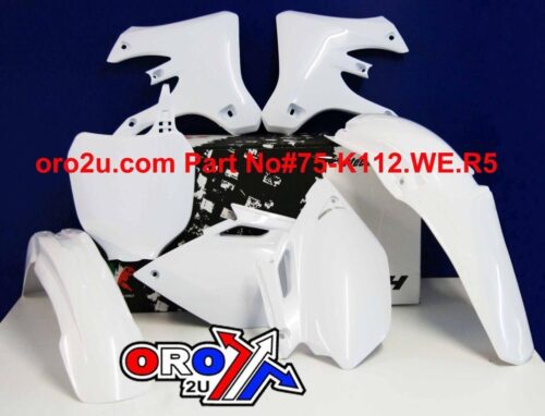 PLASTIC KIT/5 03-05 YZF WHITE, RTECH R-KITYZF-BN0-507