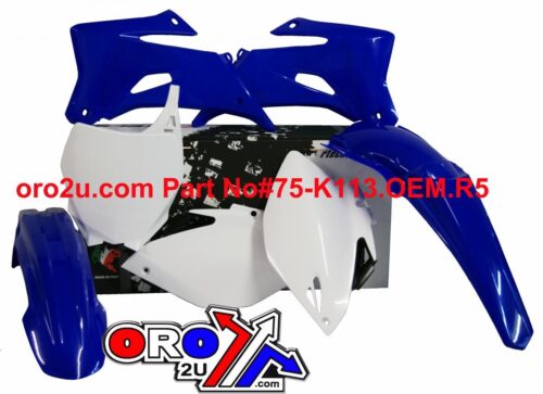 PLASTIC KIT/5 06-09 YZF OEM, RTECH R-KITYZF-OEM-508