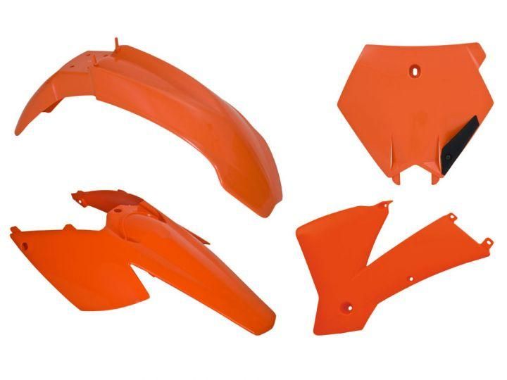 PLASTIC KIT/4 04 KTM125-525, RTECH R-KITKTM-AR0-503
