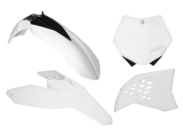 PLASTIC KIT/4 KTM 125-530, WHITE RTECH R-KITKTM-BN0-505 - Image 2