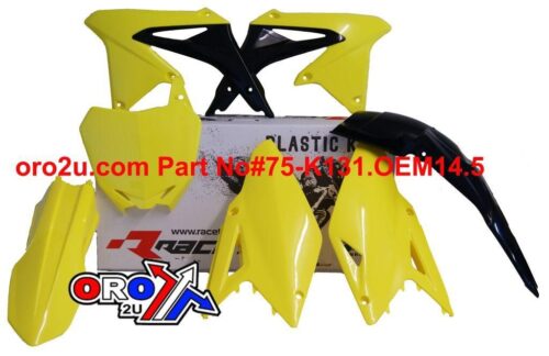 PLASTIC KIT/5 08-17 RMZ450, OEM14 RTECH R-KITRMZ-OEM-508