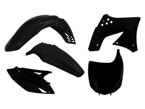 PLASTIC KIT/5 09-12 KXF250 BLK, RTECH R-KITKXF-NR0-509