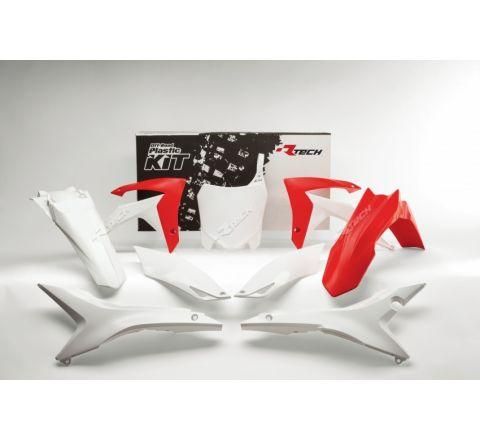PLASTIC KIT/6 13-16 CRF250 450, RED/WHITE RTECH CRF450, R-KITCRF-OEM-517 - Image 2