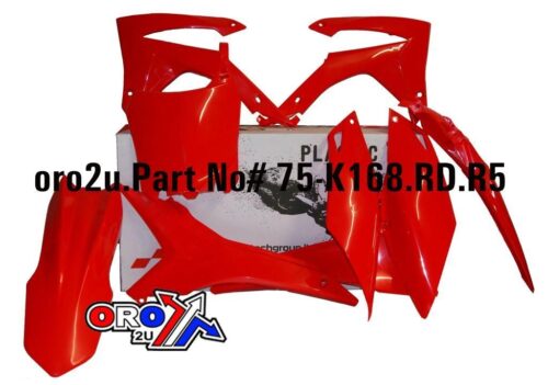 PLASTIC KIT/6 13-16 CRF250 450, RED RTECH R-KITCRF-RS0-517
