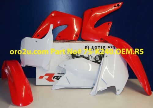 PLASTIC KIT/5 00-01 CR125/250, OEM RTECH R-KITCR0-OEM-501