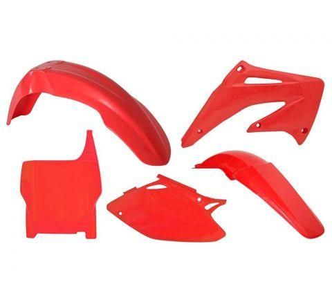 PLASTIC KIT/5 CRF450R 2004 RED, RTECH R-KITCRF-RS0-505