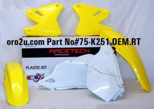 PLASTIC KIT 00-10 DRZ400E, RTECH R-KITDRZ-OEM-411