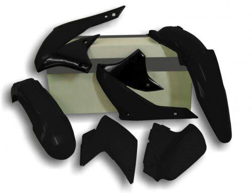 PLASTIC KIT 07-15 KLX450 BLACK, RTECH R-KITKLX-NR0-407