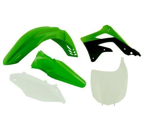 PLASTIC KIT/5 2012 KX450F, RTECH R-KITKXF-OEM-514