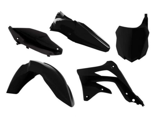 PLASTIC KIT/5 13-15 KX450F, BLACK RTECH R-KITKXF-NR0-515