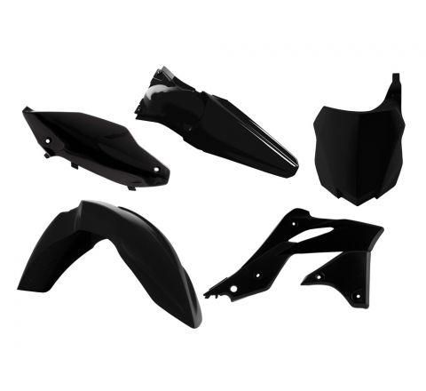 PLASTIC KIT 13-16 KX250F BLACK, RTECH R-KITKXF-NR0-516