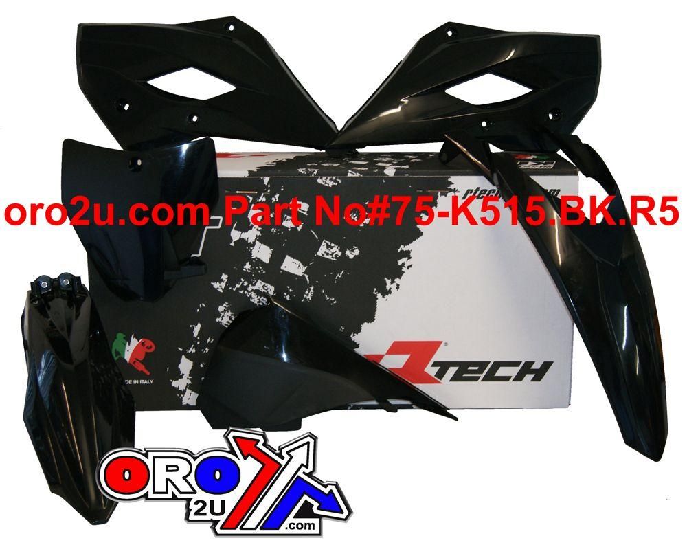 PLASTIC KIT/5 14-17 HUSKY TC85, BLACK RTECH R-KITHSQ-NR0-509 - Image 2